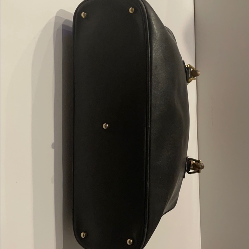 Gucci Black Leather Handbag with Bamboo handles - Picture 7 of 11